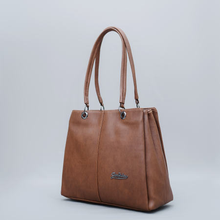 Elegant Brown Stylish Handbag