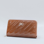 Elegant Brown Glossy Wallet – Stylish & Functional