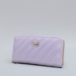Elegant Purple Glossy Wallet – Stylish & Functional